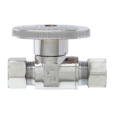 Plumb Pak Plumb Pak 3/8 in. Compression X 3/8 in. Compression Brass Straight Valve PP2071LF